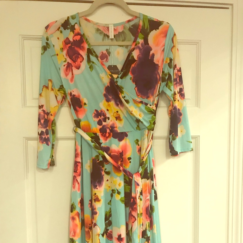 Pink Blush maternity dress